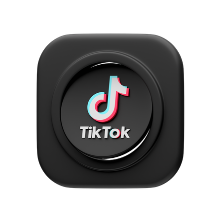 Free Tiktok  3D Icon