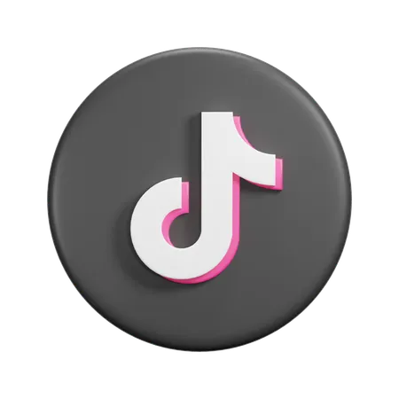 Free Tiktok  3D Icon