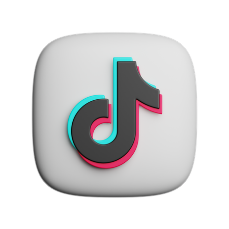 Free Tiktok  3D Icon