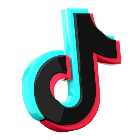 Free Tiktok  3D Icon