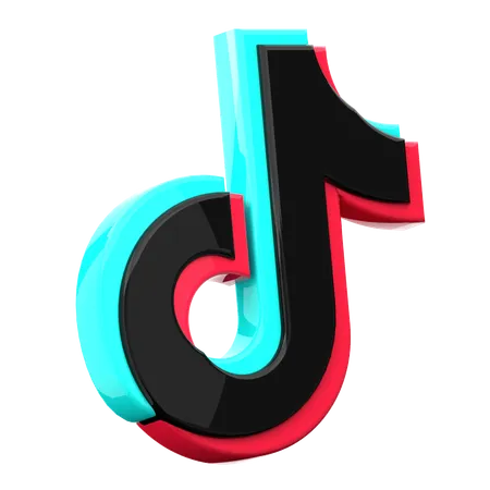 Free Tiktok  3D Icon