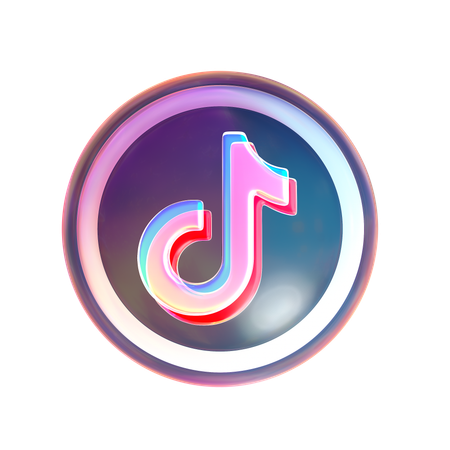 Free TikTok  3D Icon