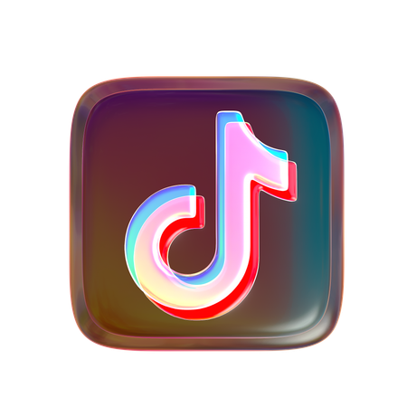 Free TikTok  3D Icon