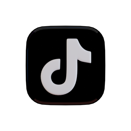 Free Tiktok  3D Icon