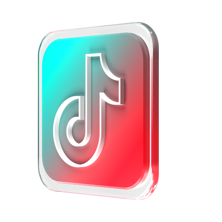 Free TikTok  3D Icon