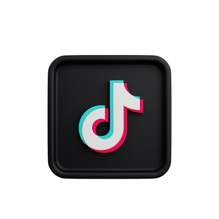 Free Tiktok  3D Icon