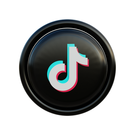 Free TikTok  3D Icon