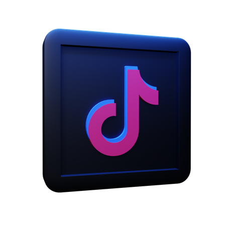 Free Tiktok  3D Icon