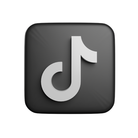 Free Tiktok  3D Icon
