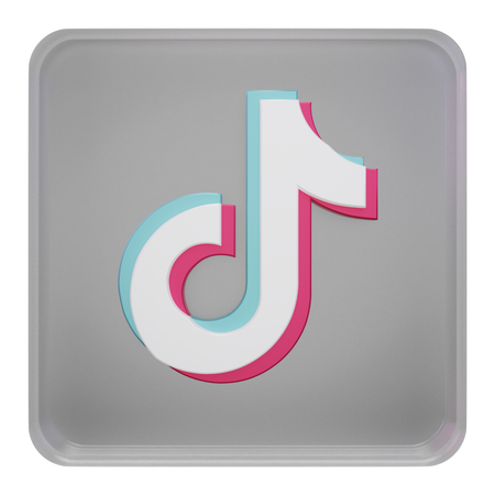 Free Tiktok  3D Icon
