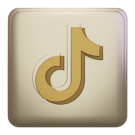 Free Tiktok  3D Icon