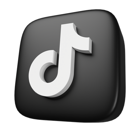 Free Tiktok  3D Icon