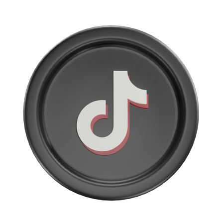 Free Tiktok  3D Icon