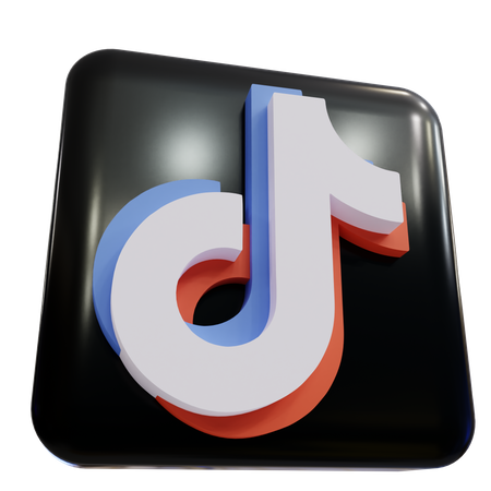 Free Tiktok  3D Icon