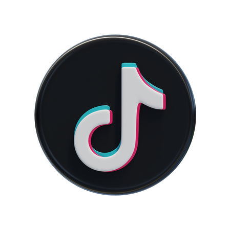 Free Tiktok  3D Icon