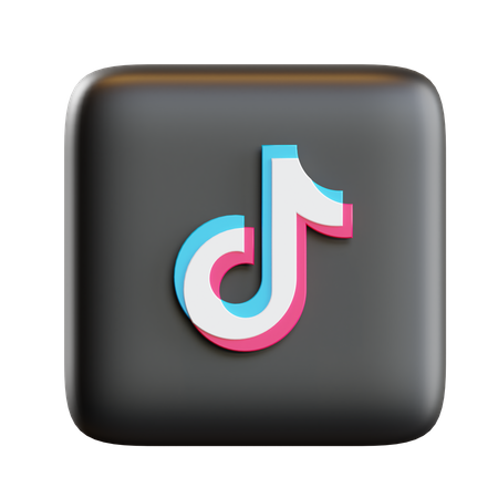 Free Tiktok  3D Icon