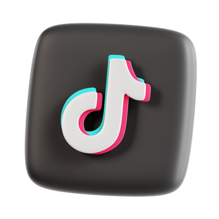Free Tiktok  3D Icon