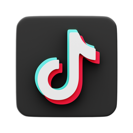 Free Tiktok  3D Icon