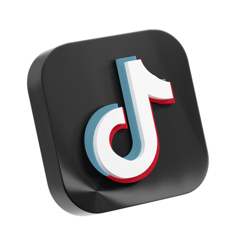 Free Tiktok  3D Icon