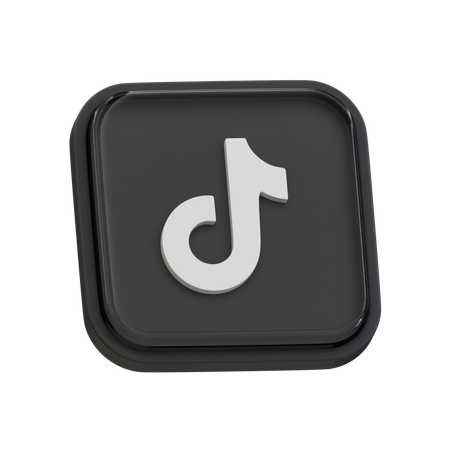 Free Tiktok  3D Icon
