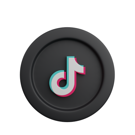 Free Tiktok  3D Logo