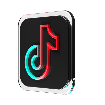 Free TikTok  3D Icon