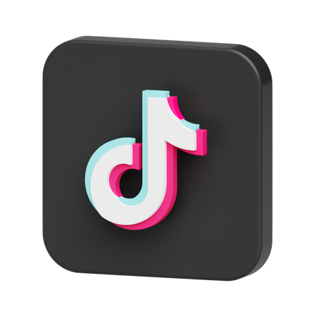 Free Tiktok Logo  3D Illustration