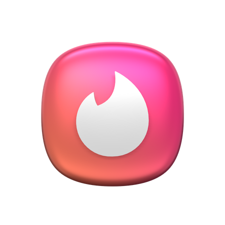 Free Tinder  3D Icon