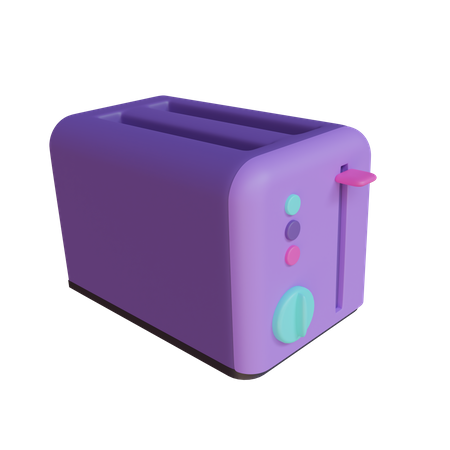 Free Toaster  3D Illustration