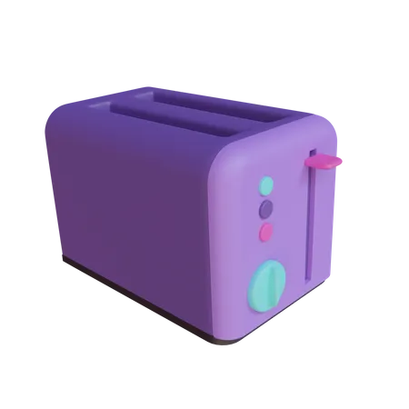 Free 3 D Toaster Object 3D Illustration