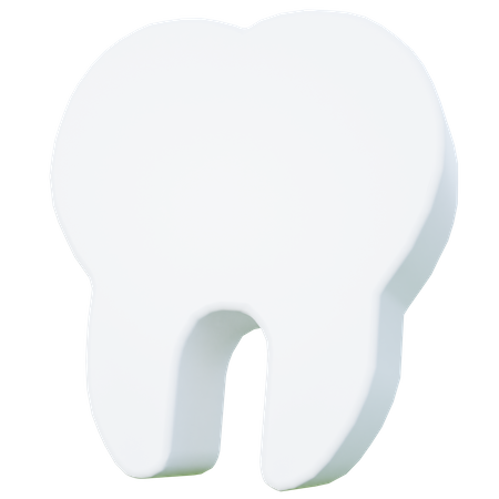 Free Tooth  3D Icon