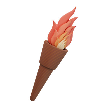 Free Torche  3D Icon