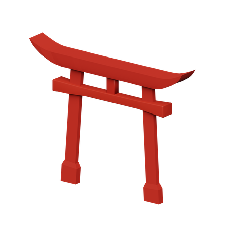 Free Torii Gate  3D Illustration