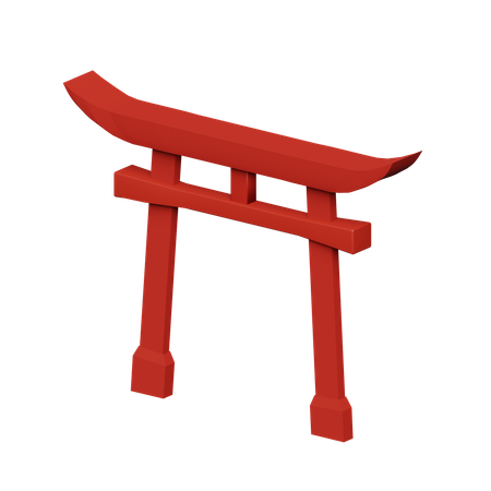 Free Torii Gate  3D Icon