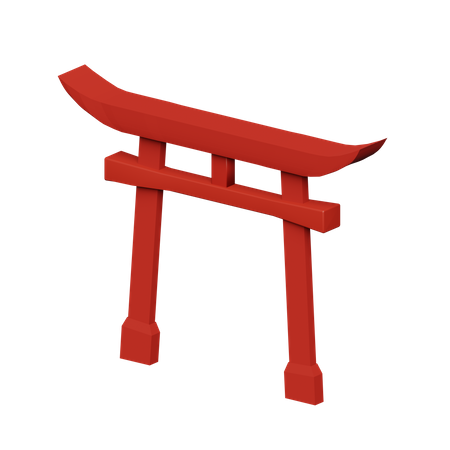 Free Torii Gate  3D Illustration