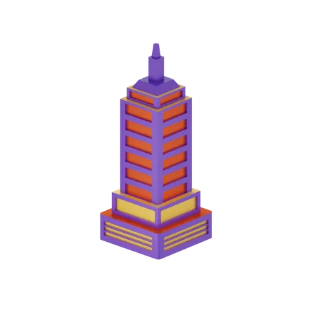 Free Torre da cidade  3D Icon