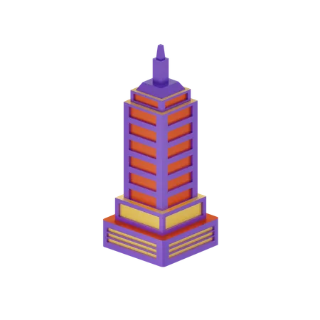 Free Torre de la ciudad  3D Icon