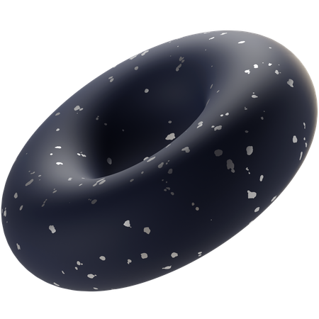 Free Torus Dark  3D Icon