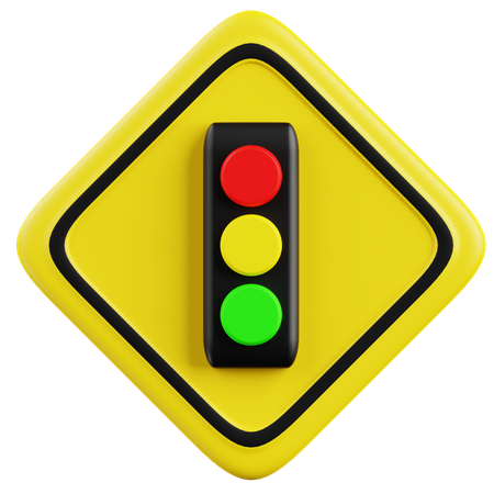 Free Traffic Light  3D Icon