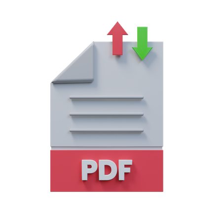 Free Transfer Pdf File  3D Icon