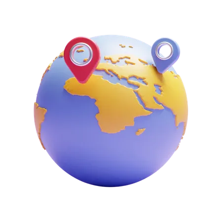 Free Travel Location  3D Icon