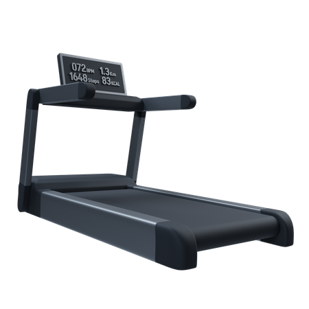 Free Treadmill  3D Illustration