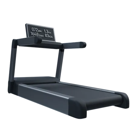 Free Treadmill  3D Illustration