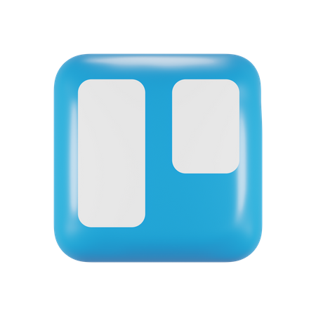 Free Trello  3D Logo