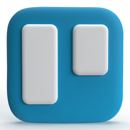 Free Trello Logo  3D Icon
