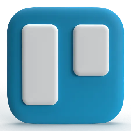 Free Trello Logo  3D Icon