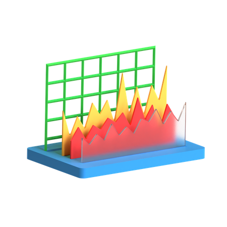 Free Trend Chart  3D Icon