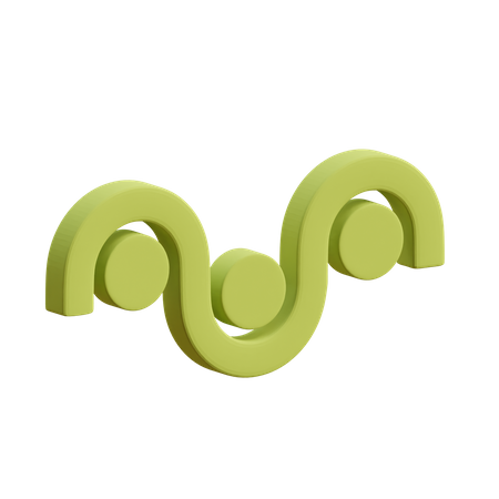 Free Tri twirl and cylinder  3D Icon