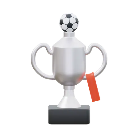 Free Trofeo de futbol  3D Icon