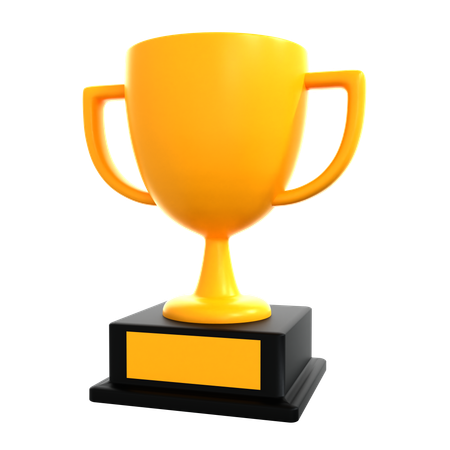 Free Troféu de ouro  3D Icon